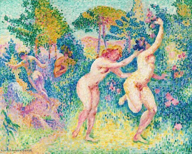 La fuite des nymphes Henri-Edmond Cross