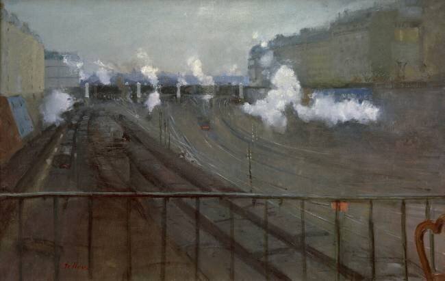 La Gare Saint-Lazare Paul César Helleu