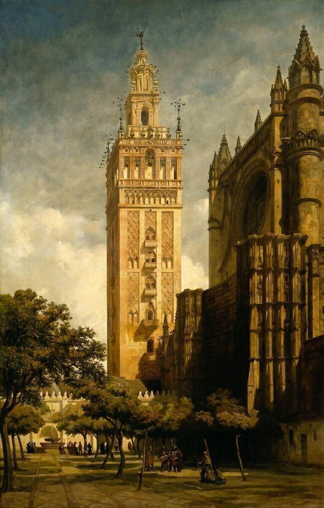 La Giralda de Seville Adrien Dauzats