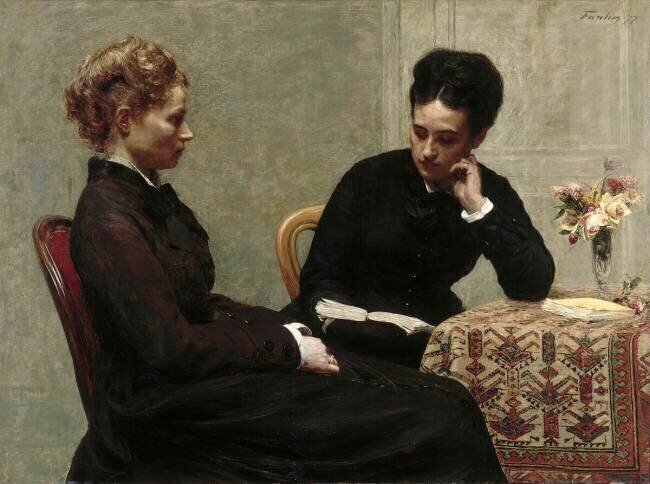 La lecture Henri Fantin-Latour