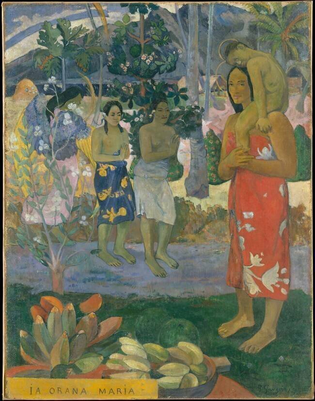 La Orana Maria (Hail Mary) Paul Gauguin