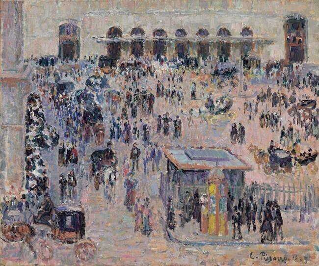La Place du Havre et la Gare Saint-Lazare Camille Pissarro