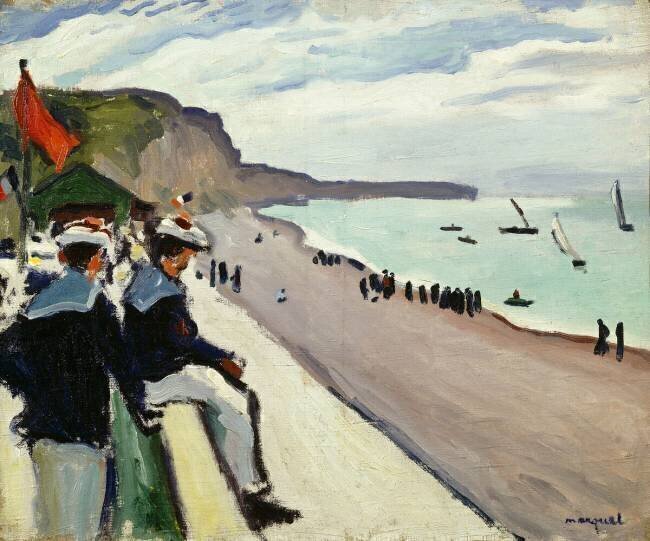 La Plage de Fécamp Albert Marquet