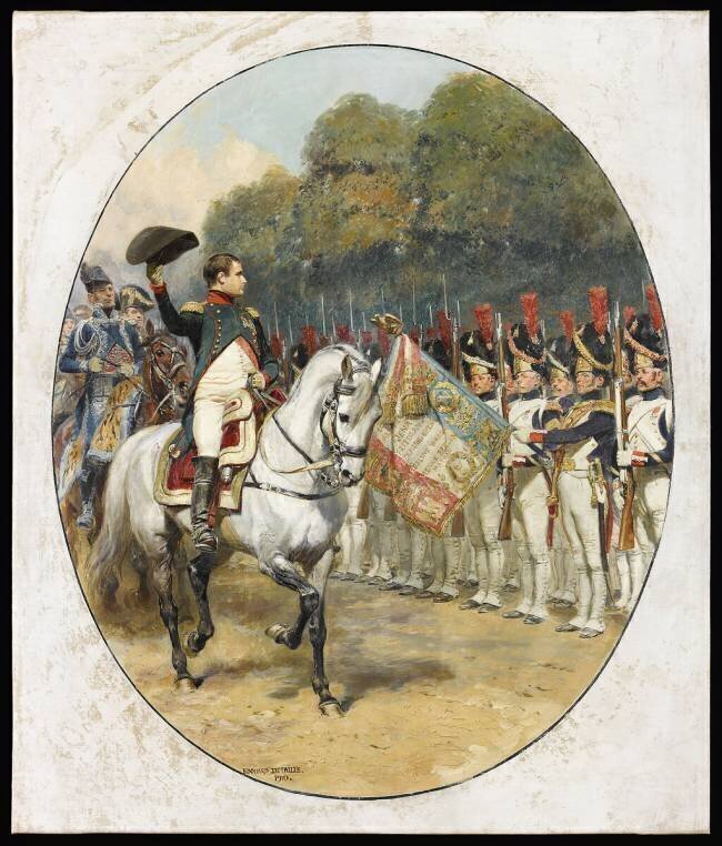 La revue en 1810 Edouard Detaille