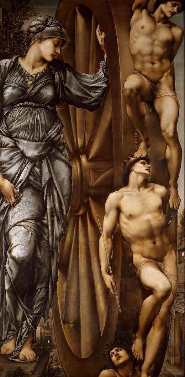 La Roue de la Fortune Edward Burne-Jones