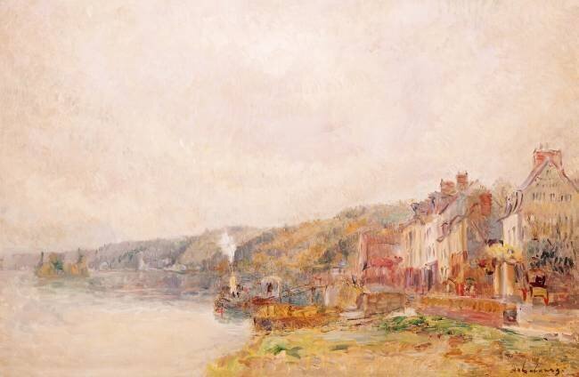 La Seine au Croisset Albert Lebourg