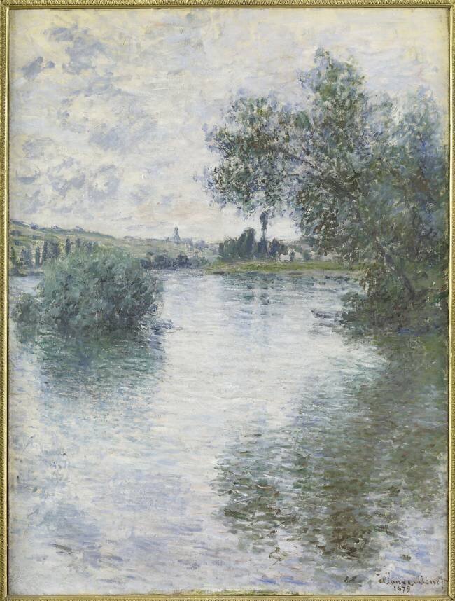 La Seine à Vétheuil Claude Monet
