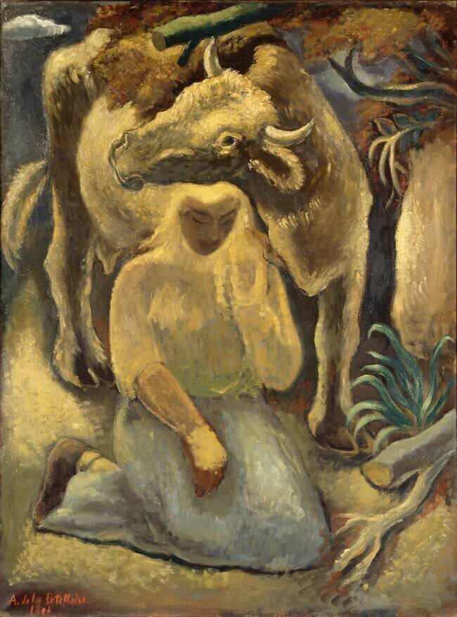 La vachère Amédée de La Patellière