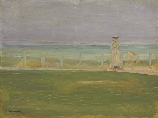 Lady at the Beach Max Liebermann