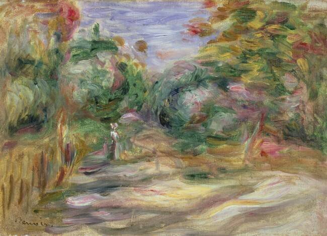 Landscape - Lane Auguste Renoir