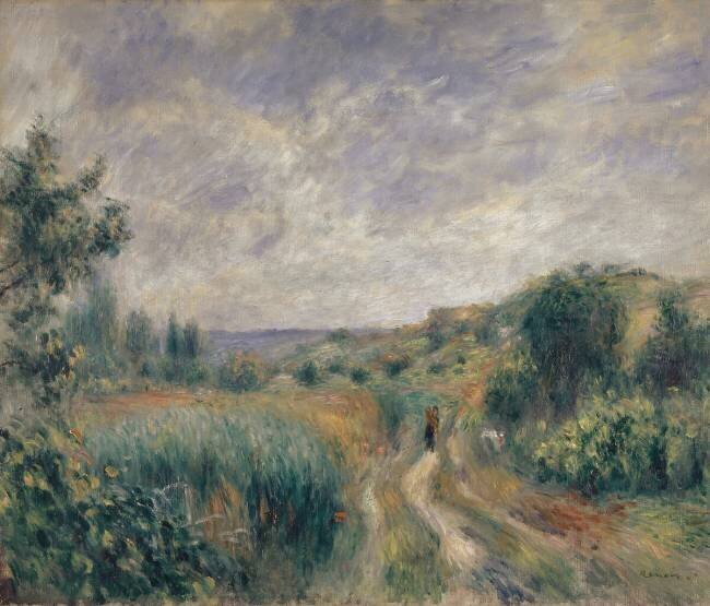 Landscape around Essoyes Auguste Renoir