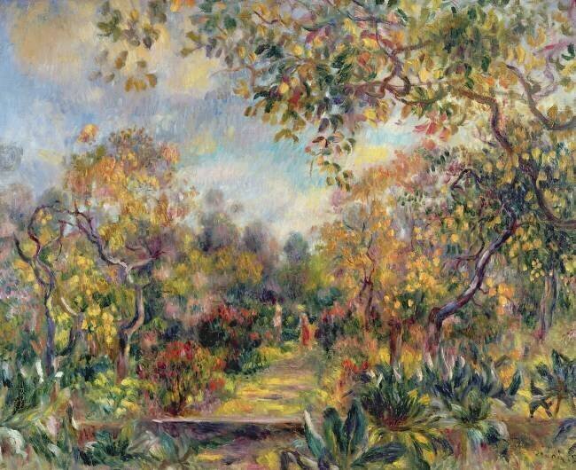 Landscape at Beaulieu Auguste Renoir