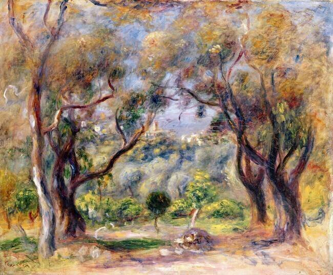 Landscape at Cagnes Auguste Renoir
