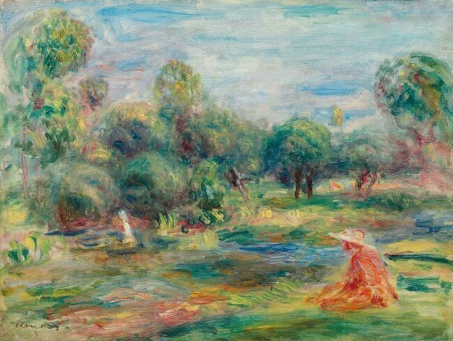 Landscape at Cagnes Auguste Renoir