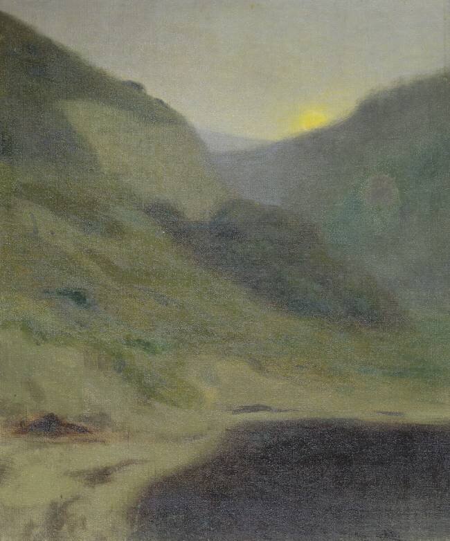 Landscape at Dusk Maurice Chabas