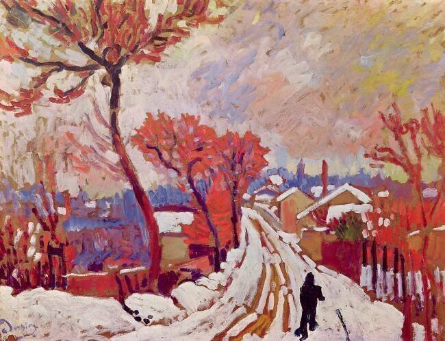 Landscape in the Snow, 1904-05  André Derain