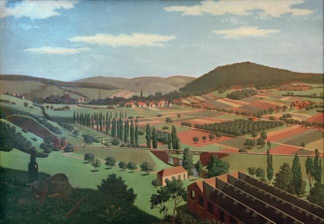Landscape near Berghausen Georg Scholz