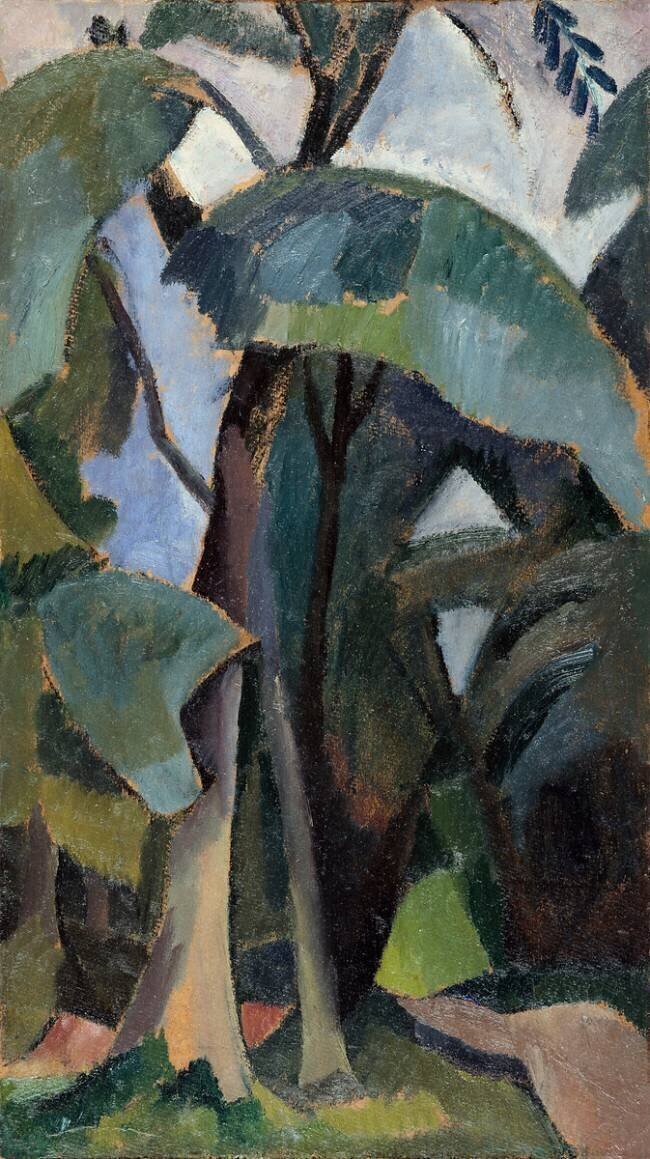 Landscape study, Saint Cloud Robert Delaunay