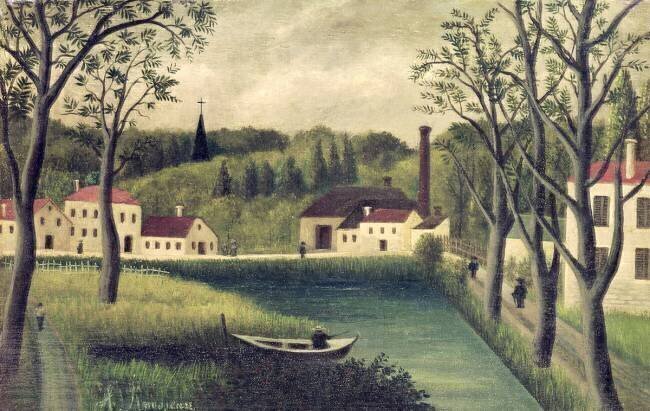 Landscape with a Fisherman Henri Rousseau