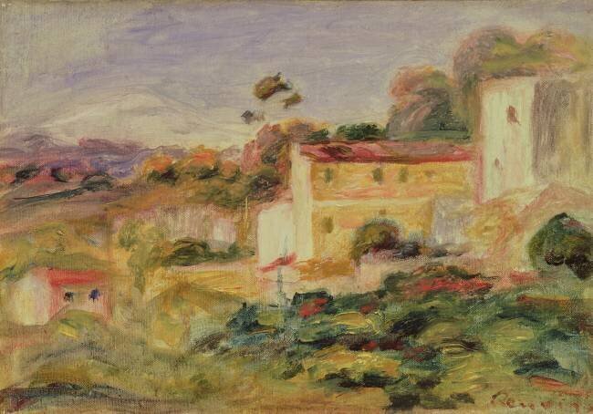 Landscape with Houses Auguste Renoir