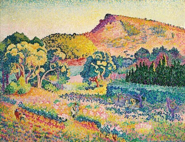 Landscape with Le Cap Negre Henri-Edmond Cross