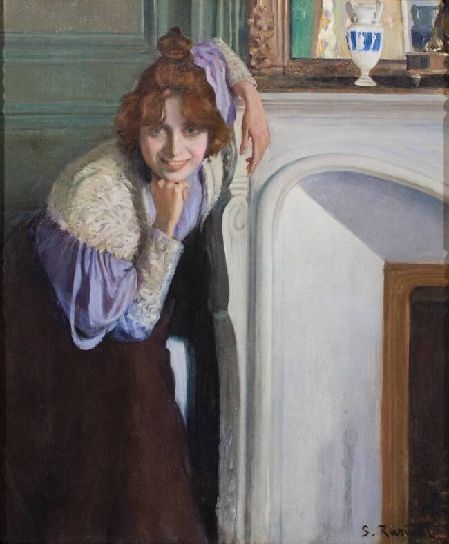 Laughing Girl Santiago Rusiñol