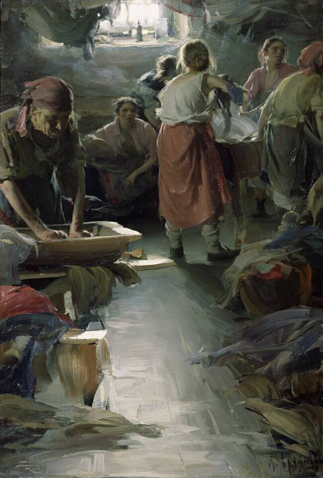 Laundresses Abram Efimovich Arkhipov