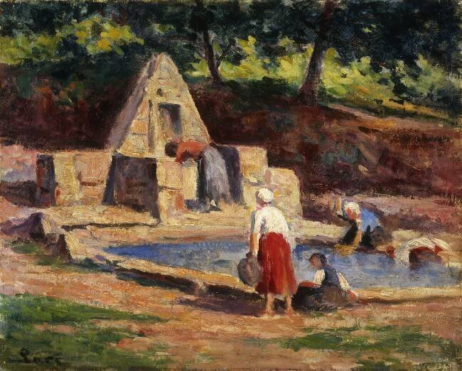 Laundry Maids Maximilien Luce