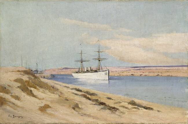 Le Canal de Suez Eugène Victor Bourgeois