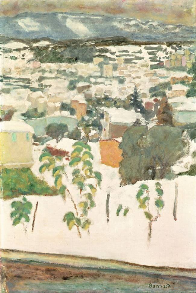 Le Cannet in the Snow Pierre Bonnard