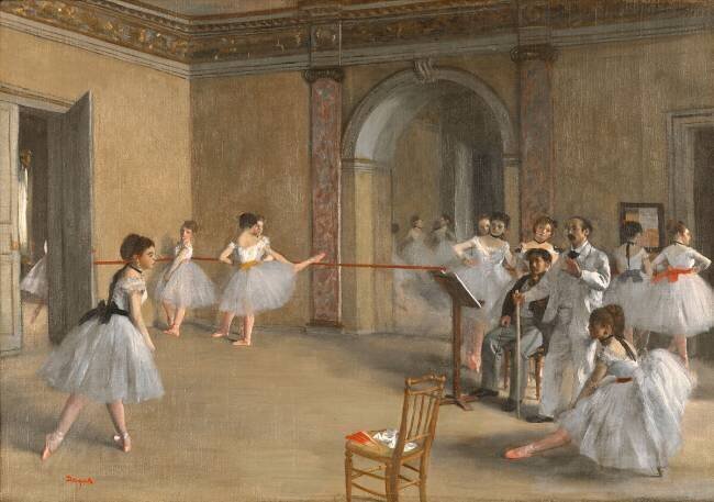 Le Foyer de la danse à l'Opéra de la rue Le Peletier Edgar Degas