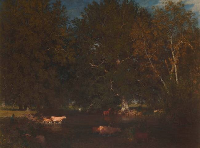 Le gué de Montboulan, en Sologne Léon Belly