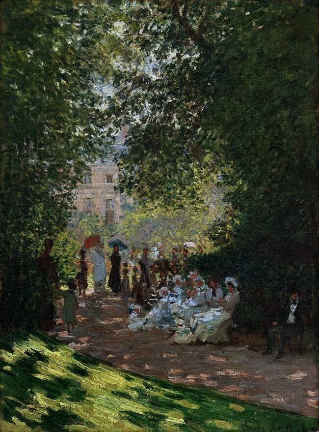 Le Parc Monceau Claude Monet