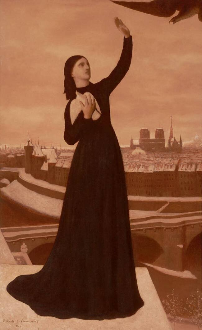 Le Pigeon Pierre Puvis de Chavannes