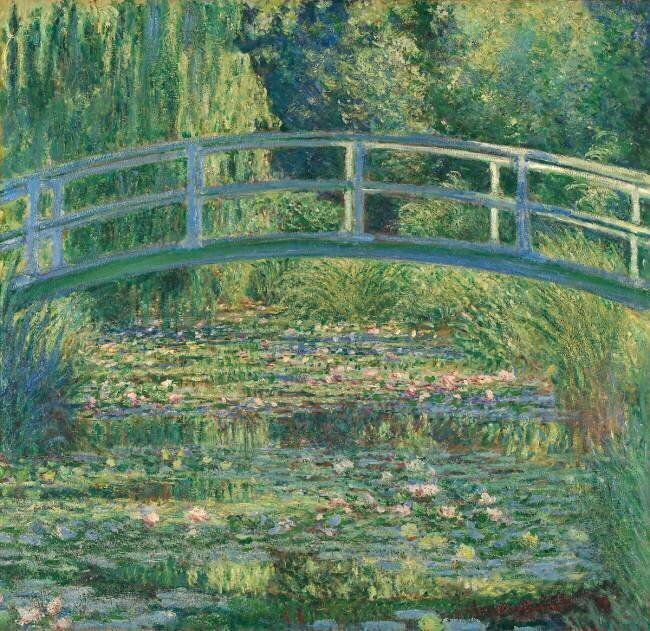 "Le Pont Japonais" Peint à Giverny Claude Monet