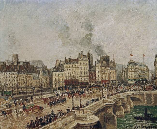 Le Pont Neuf Camille Pissarro