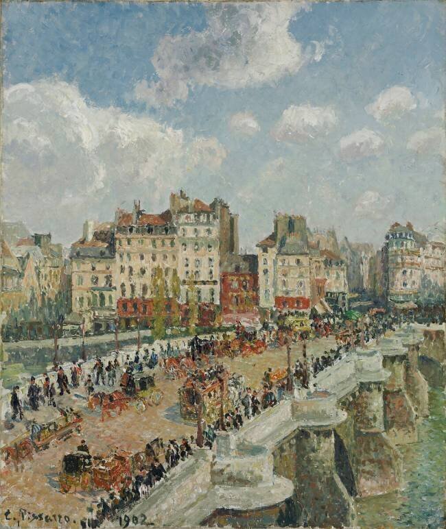 Le Pont Neuf Camille Pissarro