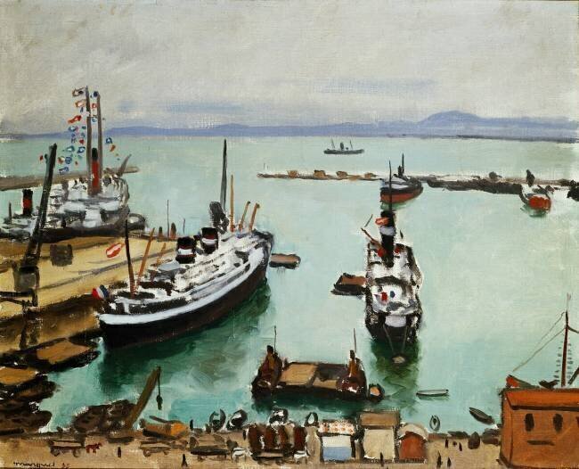 Le Port d’Alger Albert Marquet