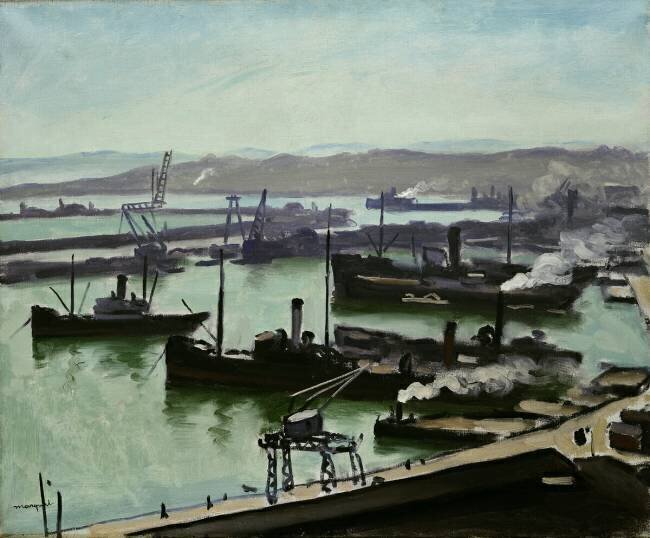 Le Port d’Alger Albert Marquet