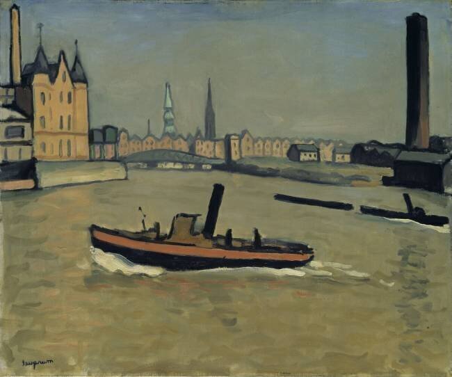 Le port de Hambourg Albert Marquet