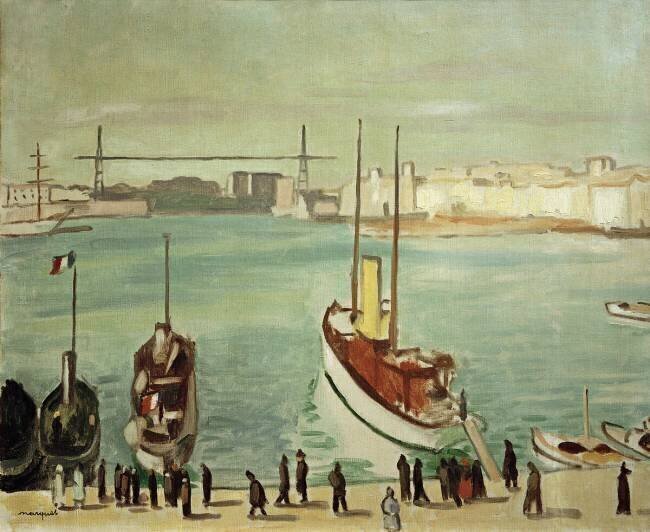 Le port de Marseille Albert Marquet