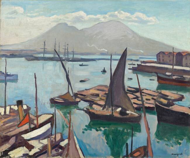 Le port de Naples Albert Marquet