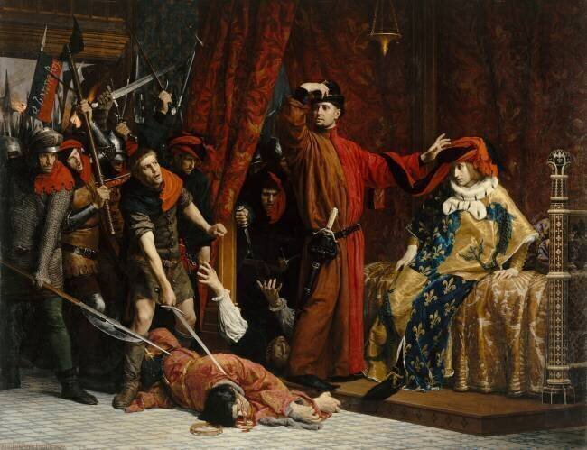 Le Prévôt des marchands Etienne Marcel et le dauphin Charles (1358) Lucien Melingue