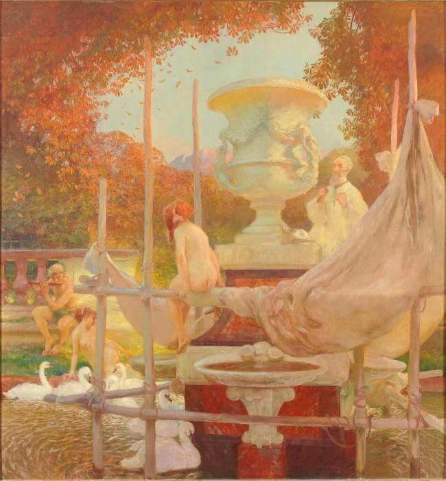 Le sculpteur Gaston de La Touche