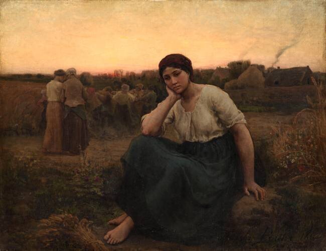Le soir Jules Breton