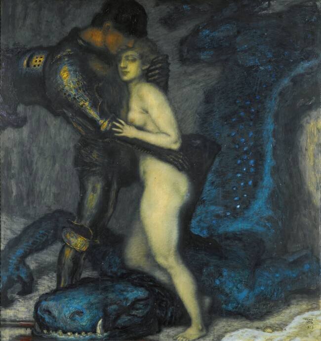 Le tueur de dragons Franz von Stuck