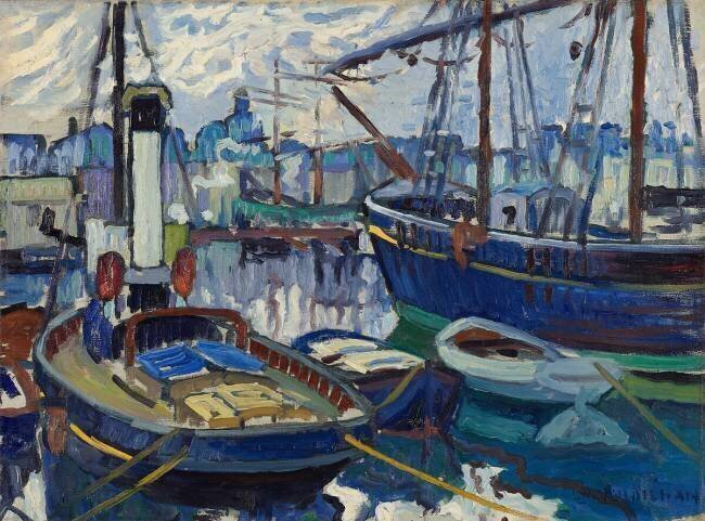 Le vieux port de Marseille Louis-Mathieu Verdilhan
