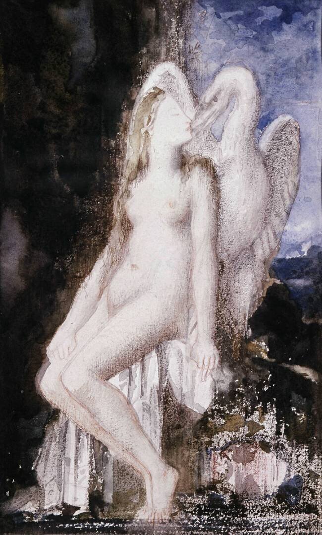 Leda and Swan Gustave Moreau