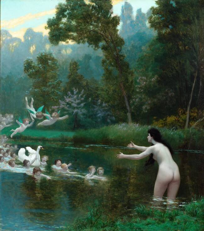 Leda and the Swan Jean-Léon Gérôme