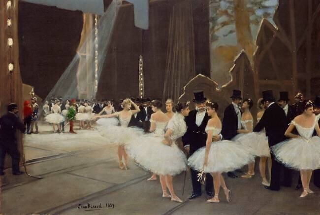 Backstage at the opera Jean Béraud